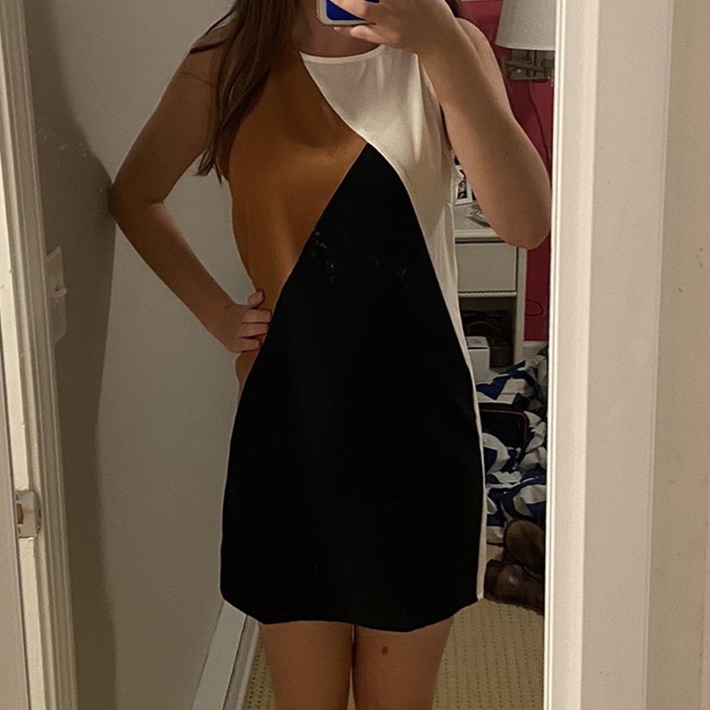 Shein tri colored dress